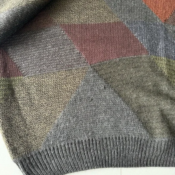 VTG Serafini‎ 100% Acrylic Abstract Men's Sweater Size XL - Picture 3 of 9